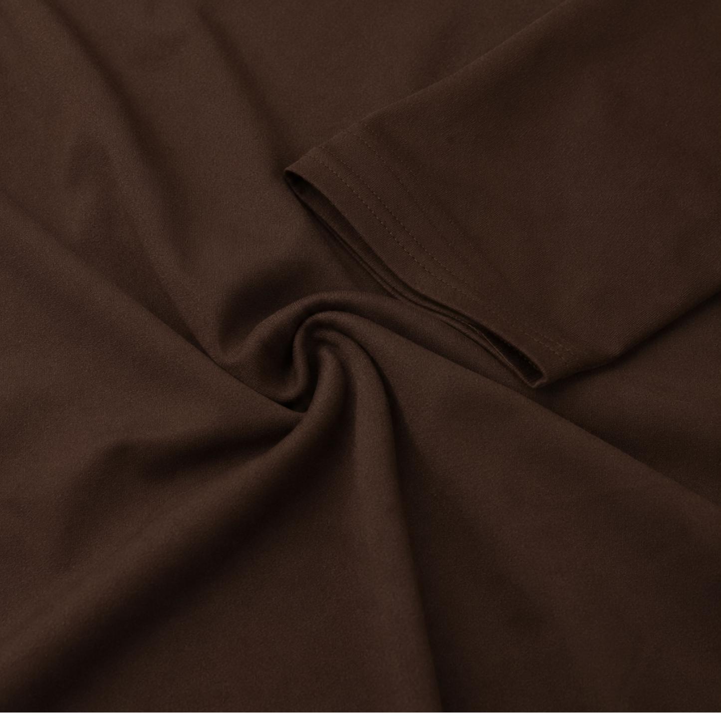 Combinaison de yoga manches longues zippée marron