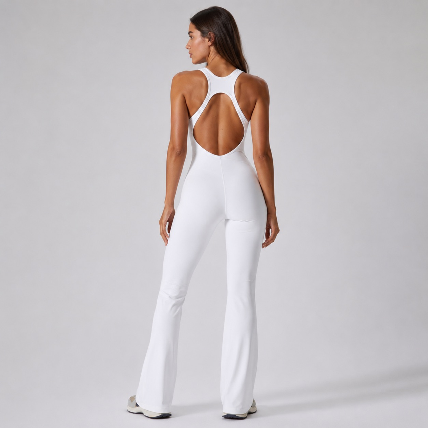 Combinaison de yoga sculptante blanc
