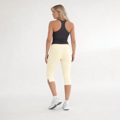 Legging capri taille haute sans couture