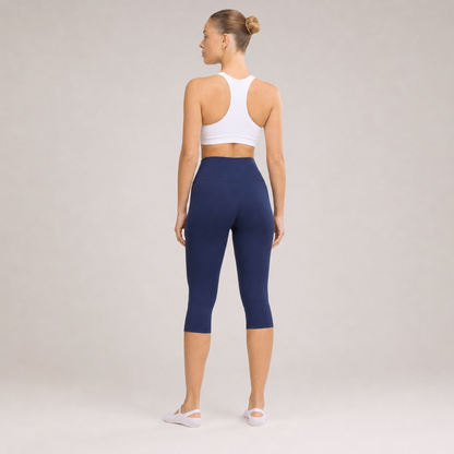 Legging corsaire taille haute avec fentes