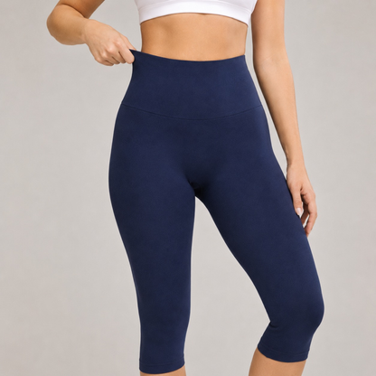 Legging corsaire taille haute avec fentes