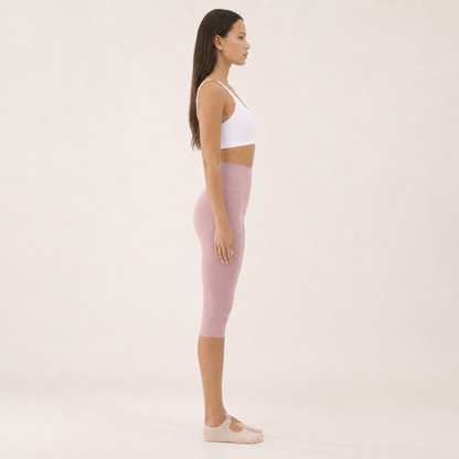 Legging corsaire taille haute avec fentes