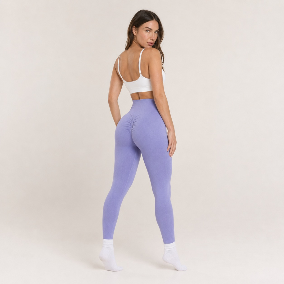 Legging seamless taille haute push up