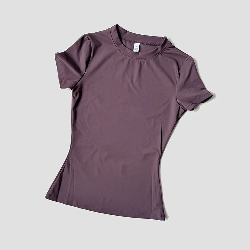 Haut de Yoga sans couture pour femmes, t-shirt de Sport, vêtements de Fitness, chemise de Yoga à manches courtes, haut de gymnastique, vêtements actifs de course