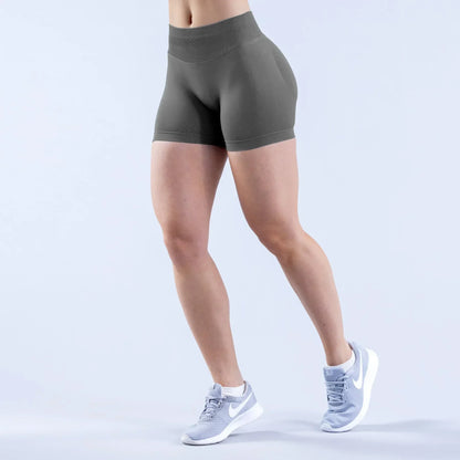 Short de Yoga taille haute d'été, pantalon de course, de Fitness, à la mode et Sexy, Leggings de Yoga de couleur unie, étiquettes personnalisables