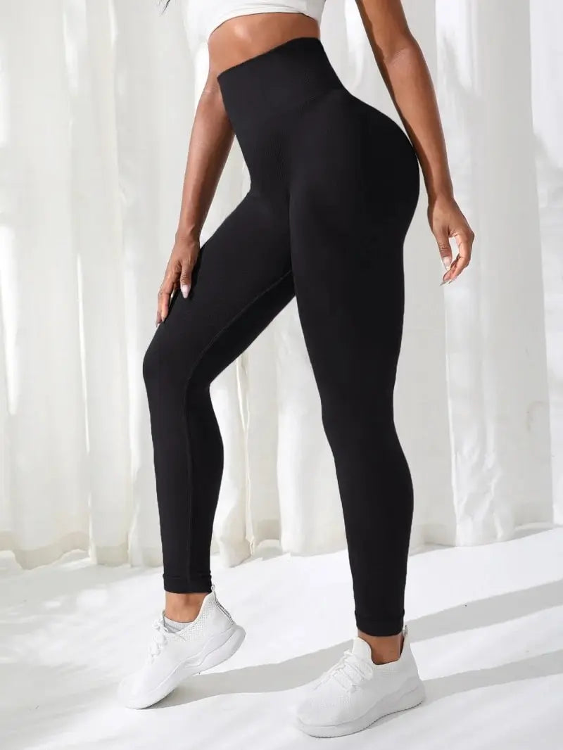 Legging de Yoga femme, confort seamless taille haute