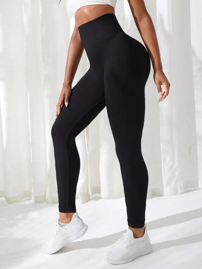 Legging de Yoga femme, confort seamless taille haute