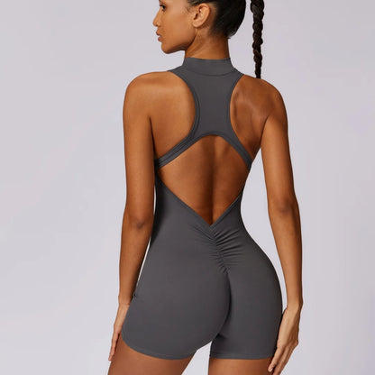 Combinaison Yoga dos nu scrunch sculptante