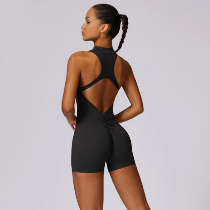 Combinaison Yoga dos nu scrunch sculptante