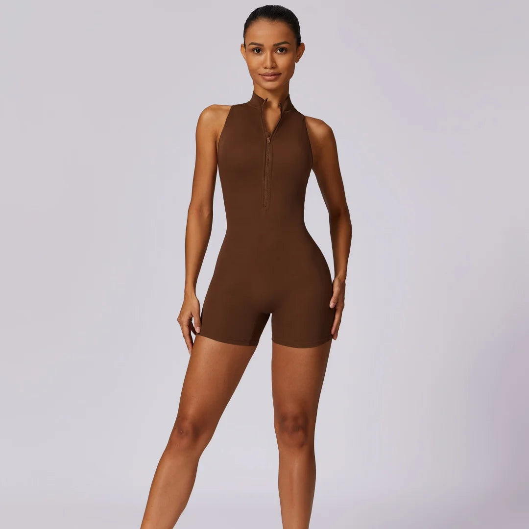 Combinaison Yoga dos nu scrunch sculptante