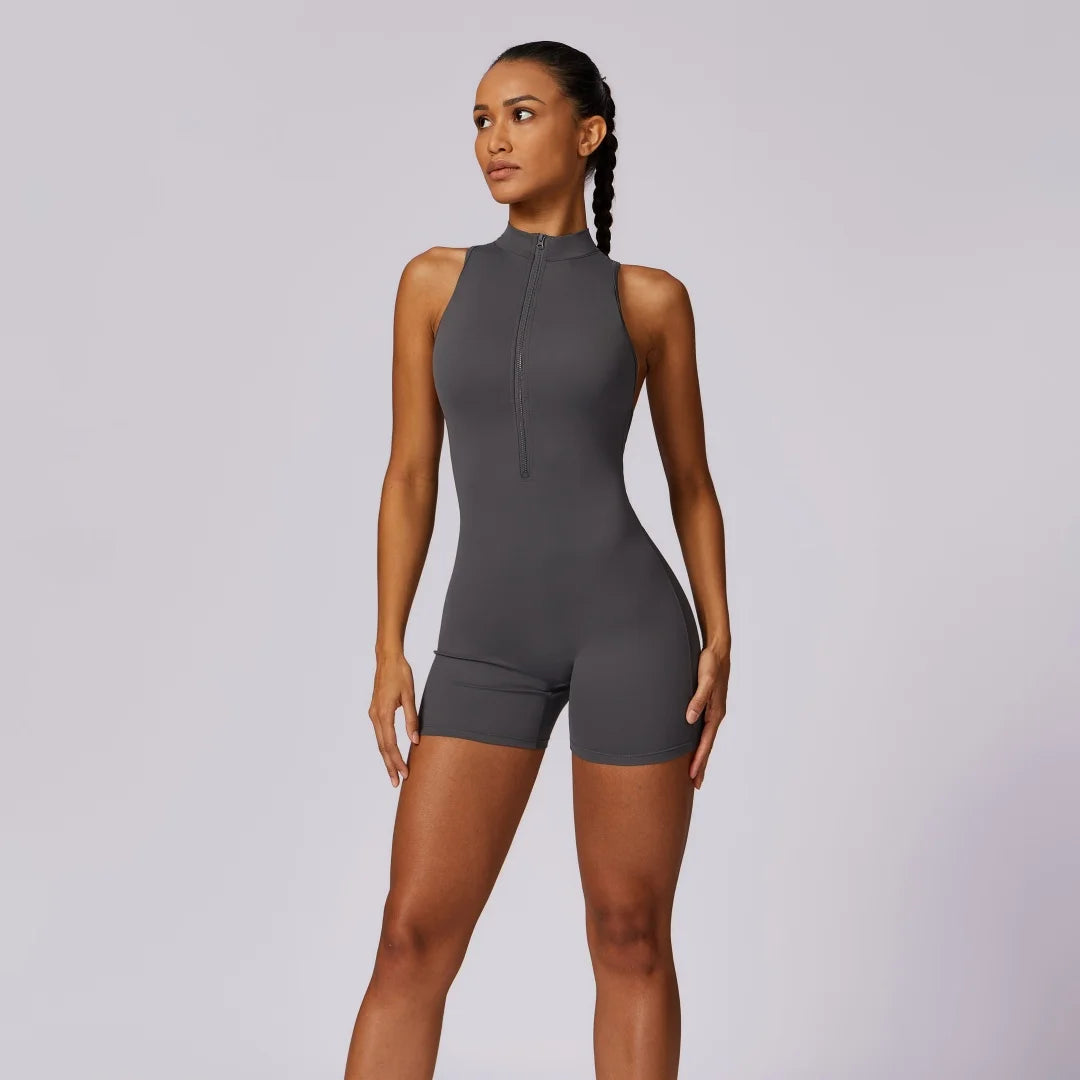 Combinaison Yoga dos nu scrunch sculptante