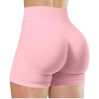Short de Yoga taille haute d'été, pantalon de course, de Fitness, à la mode et Sexy, Leggings de Yoga de couleur unie, étiquettes personnalisables