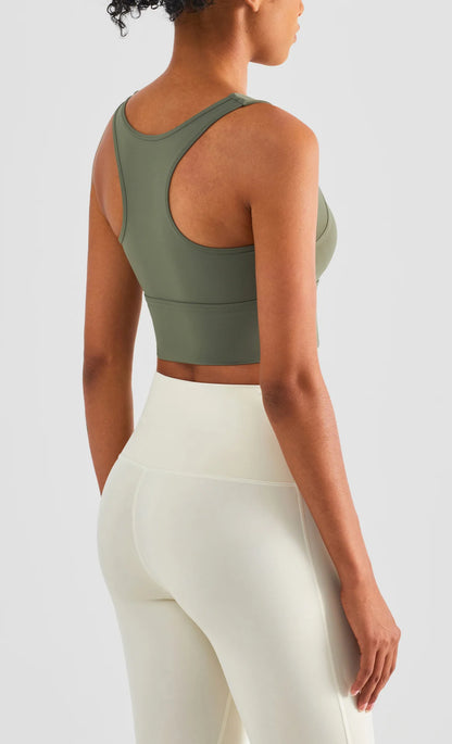 Brassière de yoga ajustée
