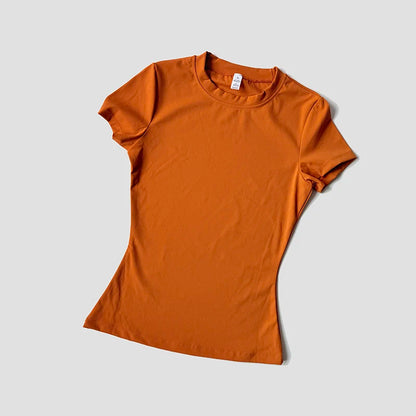 Haut de Yoga sans couture pour femmes, t-shirt de Sport, vêtements de Fitness, chemise de Yoga à manches courtes, haut de gymnastique, vêtements actifs de course