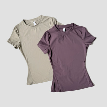 Haut de Yoga sans couture pour femmes, t-shirt de Sport, vêtements de Fitness, chemise de Yoga à manches courtes, haut de gymnastique, vêtements actifs de course