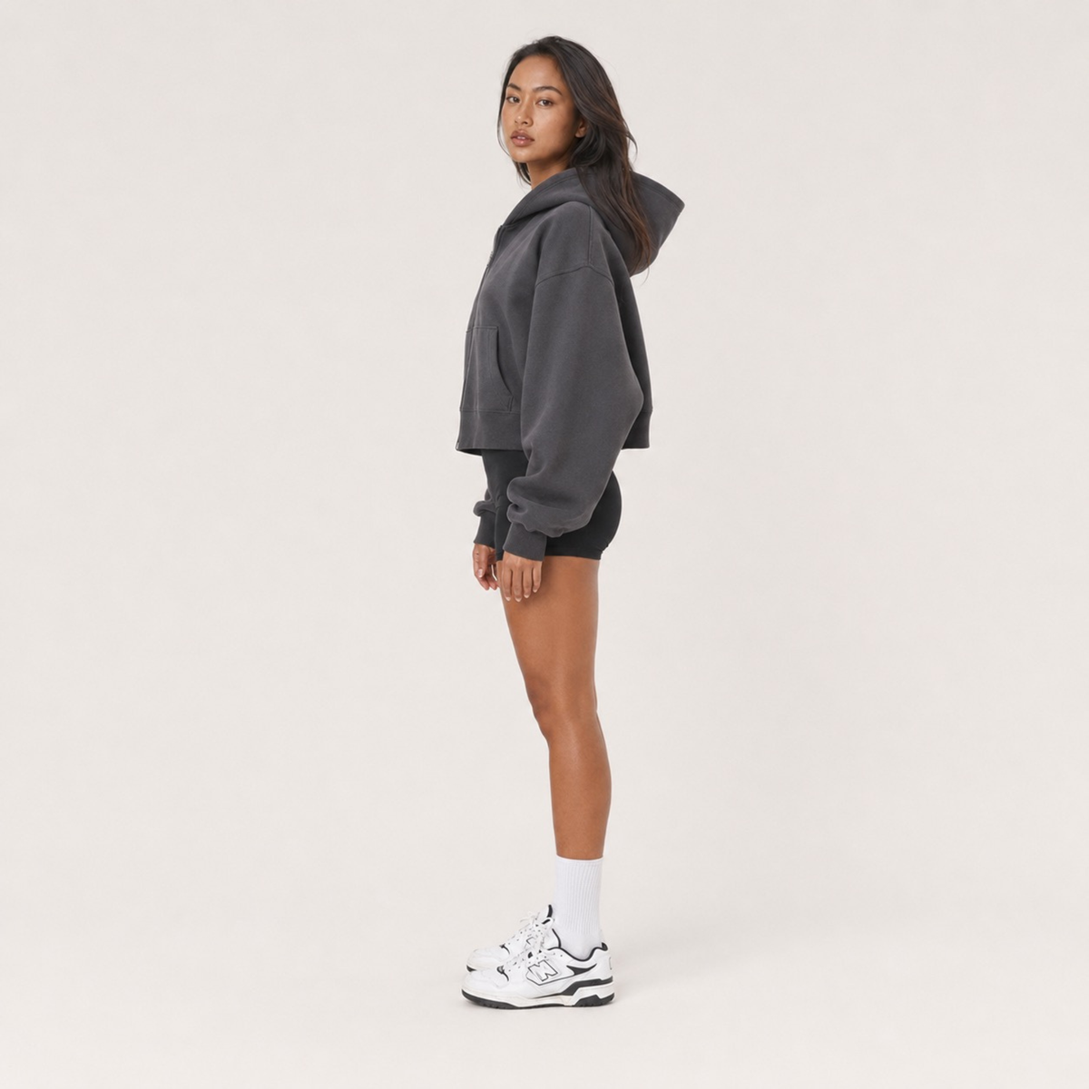 Sweat à capuche épais avec poche